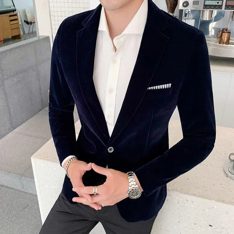 Blazer Masculino Elegance: Sofisticação e Estilo em Qualquer Ocasião