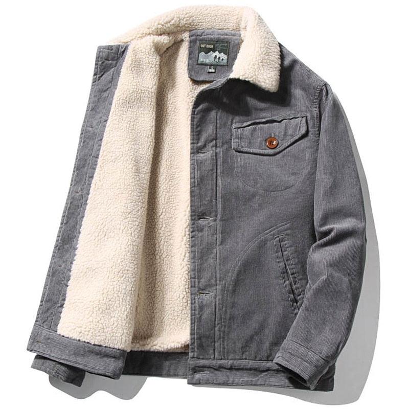 Jaqueta Masculina de Veludo Havoc - Attireluxe