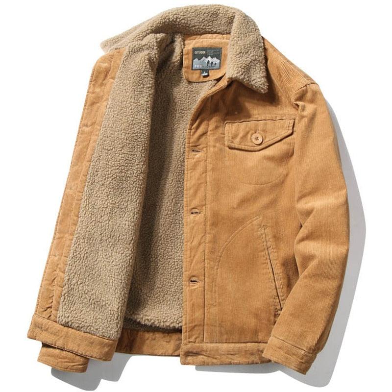 Jaqueta Masculina de Veludo Havoc - Attireluxe