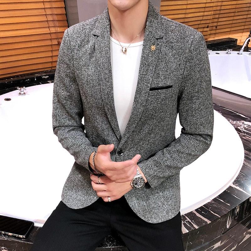 Blazer Masculino Charm - Attireluxe