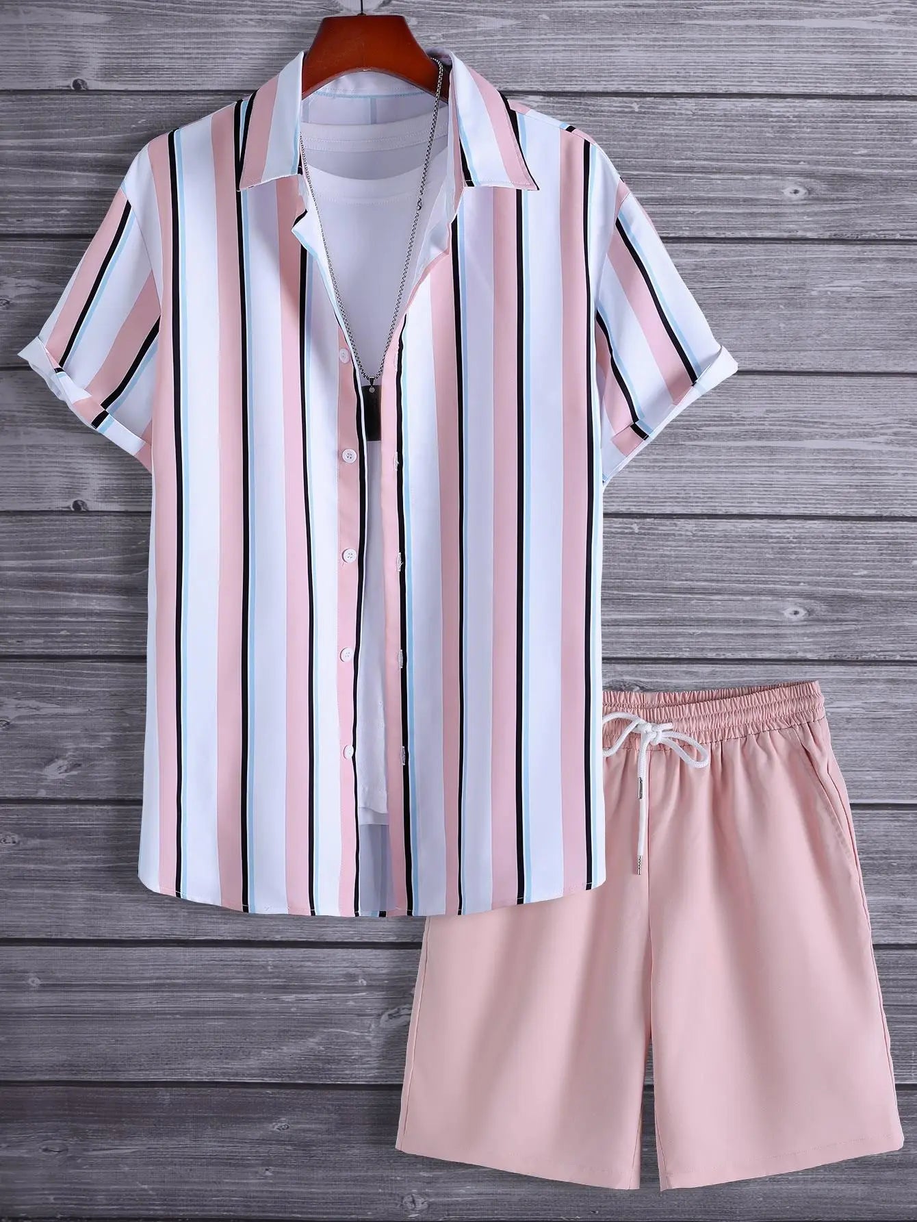 Conjunto Masculino Camiseta e Bermuda