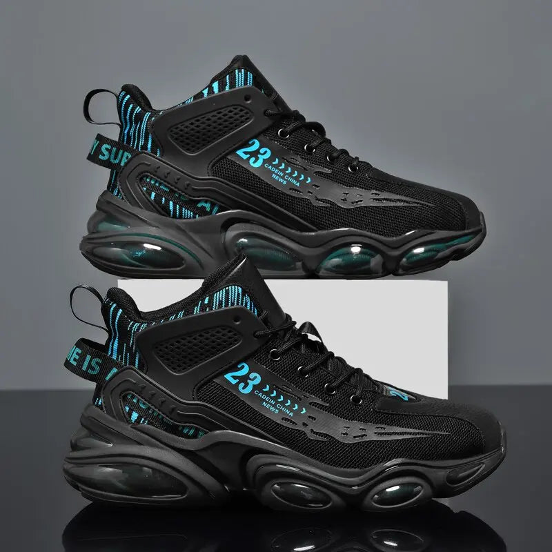 tenis-cano-alto-preto