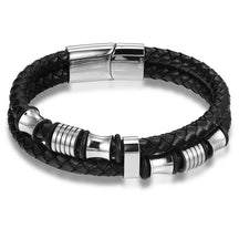 Pulseira de Couro Masculina Jonh - Attireluxe