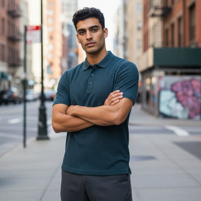 Camisa Polo Premium Masculina | Toque Macio + Tecido Respirável