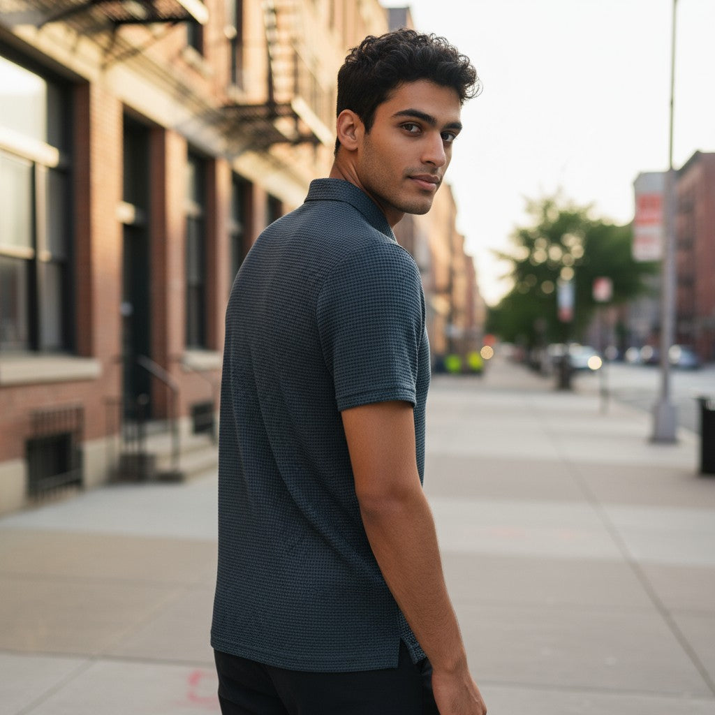 Camisa Polo Premium Masculina | Toque Macio + Tecido Respirável